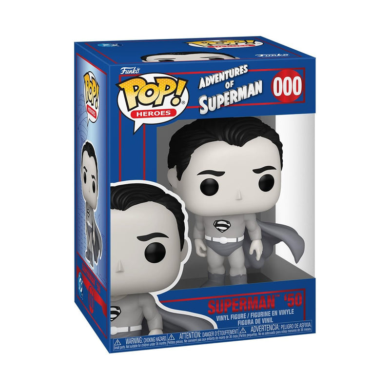Funko Pop! Heroes: Shield Through the Ages –Superman '50 - DC Comics - Collectable Vinyl Figure - Gift Idea - Official Merchandise - Toys for Kids & Adults - Superheroes Fans