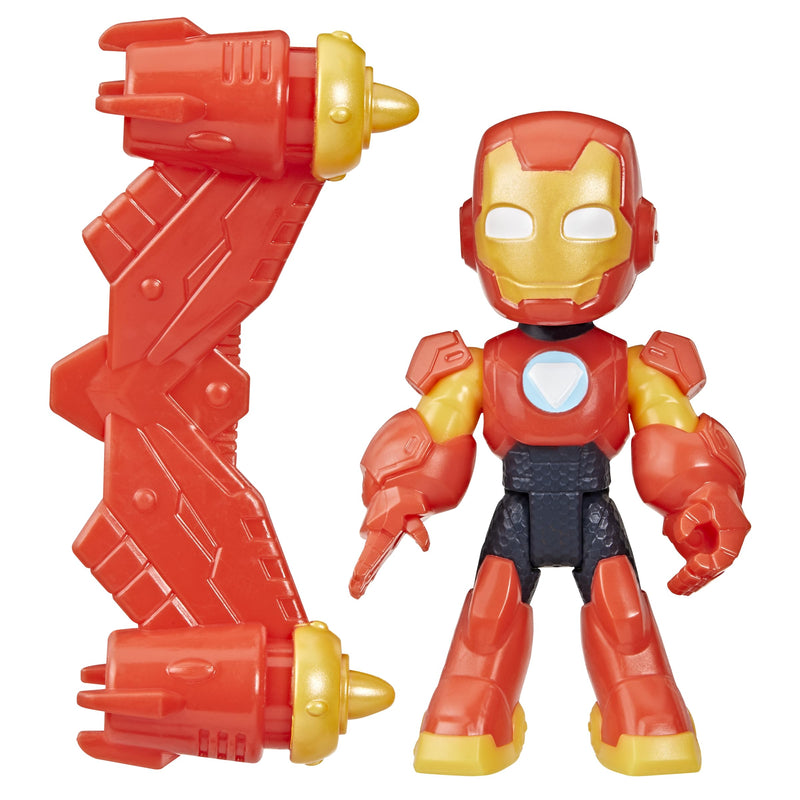Iron Man and His Awesome Friends Marvel Iron Man Action Figure Toy with Accessory, Red
