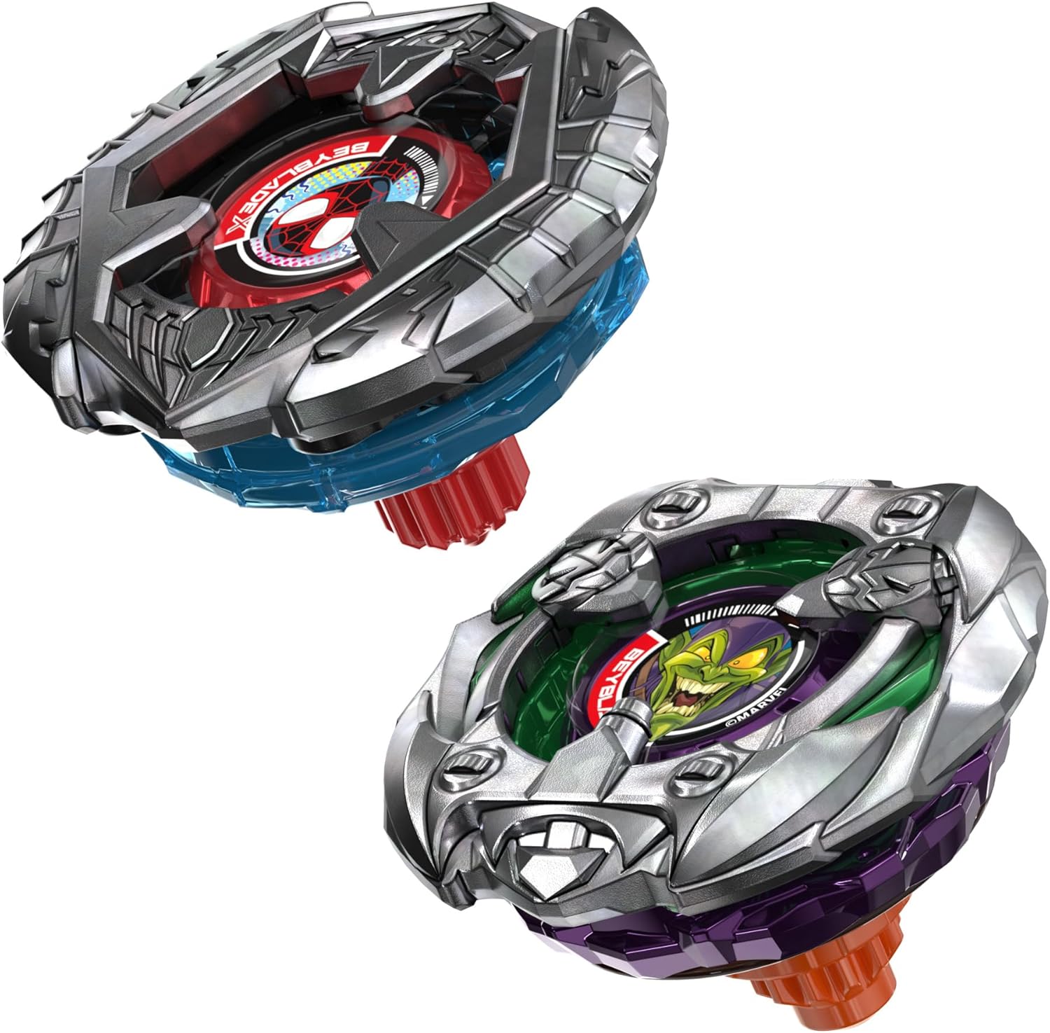 Beyblade X and Marvel Collab Miles Morales 1-60GN vs Green Goblin 9-80HT
