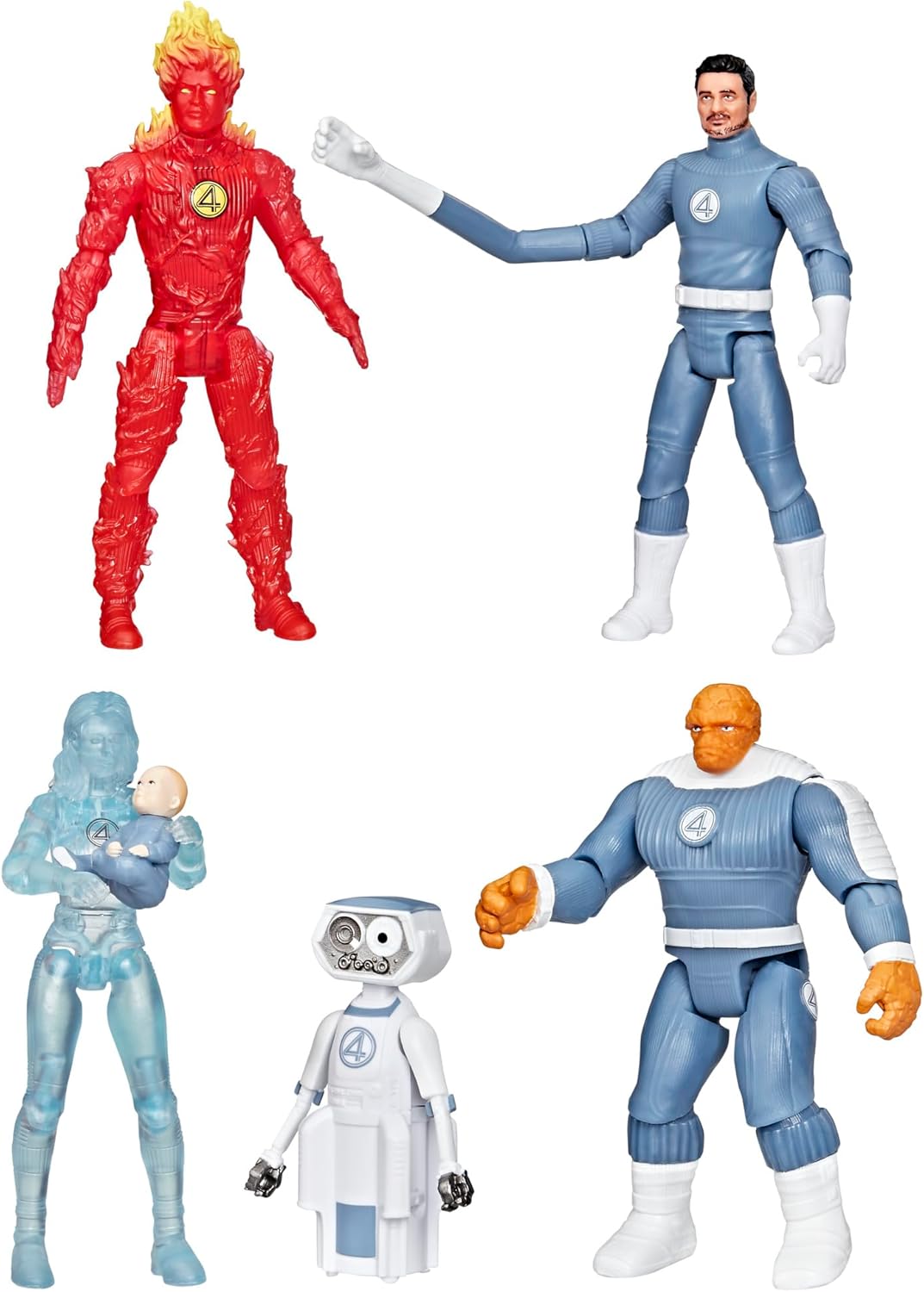 Marvel Studios The Fantastic Four Epic World of Action Marvel’s First Family Collection 6-Figure Set