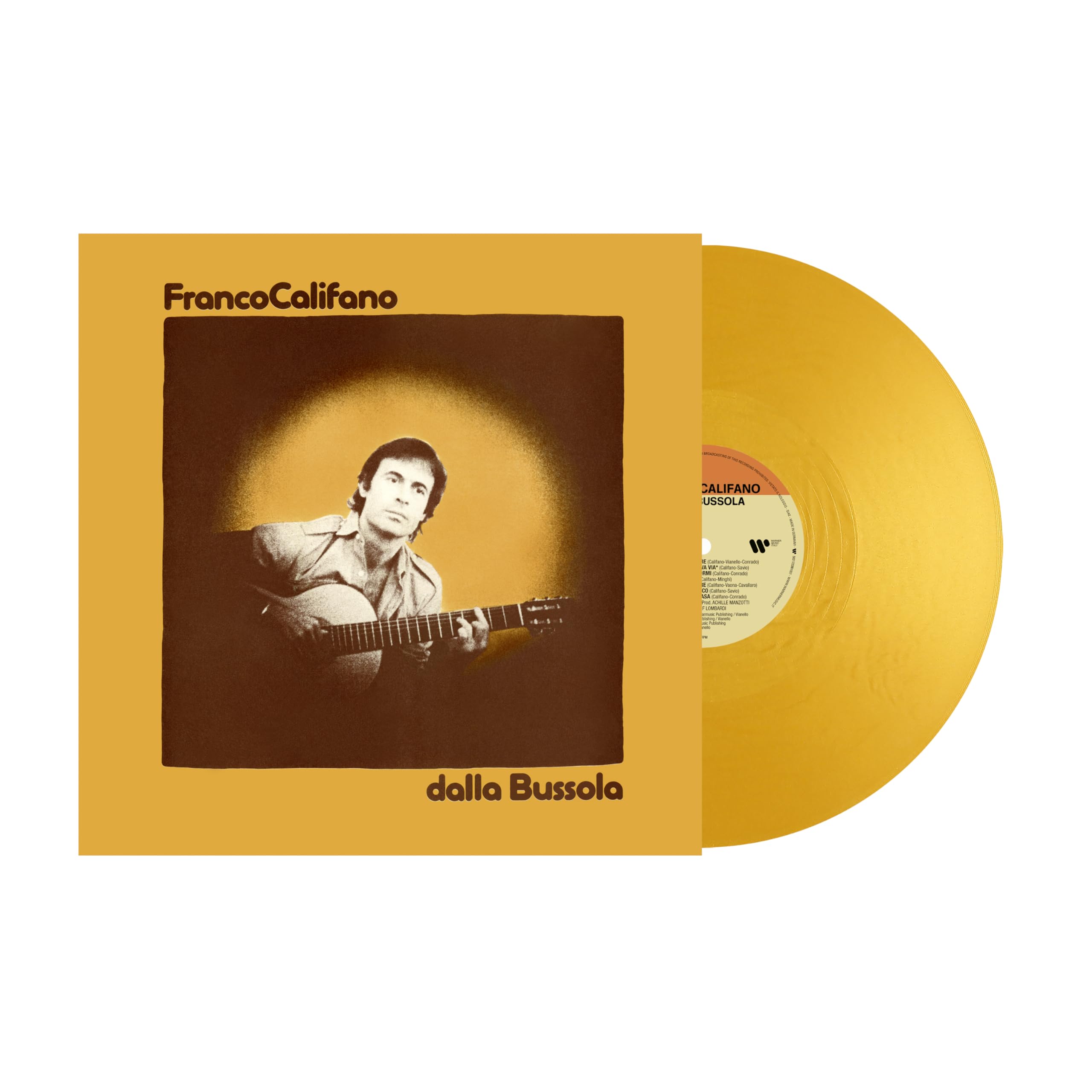 Franco Califano Dalla Bussola (50th Anniversary) Vinile Red Gold