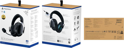 Razer BlackShark V3 for PlayStation - Wireless E-sports Headset - TriForce 50 mm Driver - Detachable Wideband Mic - HyperSpeed 2,4 GHz & Bluetooth - THX Spatial Audio - PS5/PC | Black