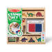 Melissa & Doug Dinosaur Stamp Set with Colouring Pencils for Children | Arts and Crafts for Kids Age 4+ | Wooden Stamps for Kids | Dinosaur Toys for Boys Gifts | Art Set Gift for 4 Year Old Boy
