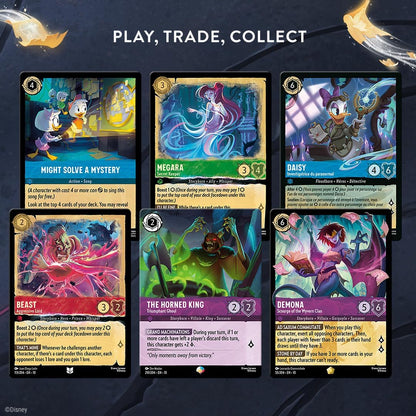Ravensburger Disney Lorcana Trading Card Game for Adults and Kids Age 8 Years Up - Starter Deck B - Set 10: Whispers in the Well - Collectable TCG