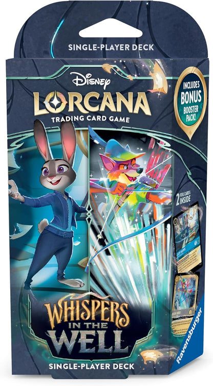 Ravensburger Disney Lorcana Trading Card Game for Adults and Kids Age 8 Years Up - Starter Deck B - Set 10: Whispers in the Well - Collectable TCG