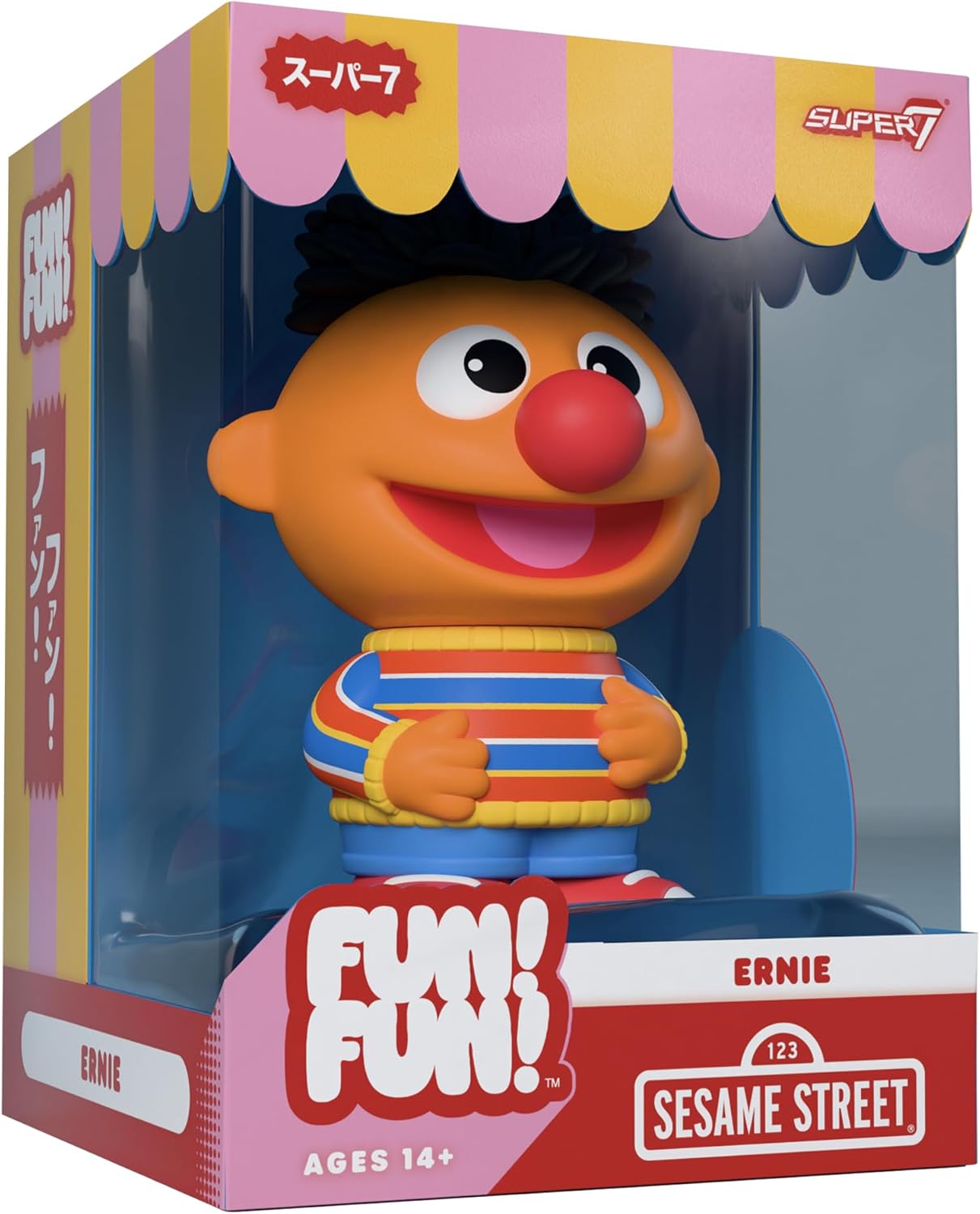 Sesame Street Ernie Fun! Fun! Vinyl Figure