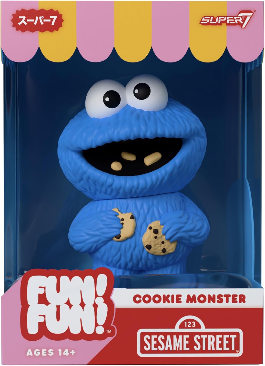 Sesame Street Cookie Monster Fun! Fun! Vinyl Figure