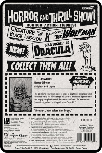 Super7 Universal Monsters Reaction+ Wave 01 - Creature from The Black Lagoon Action Figure