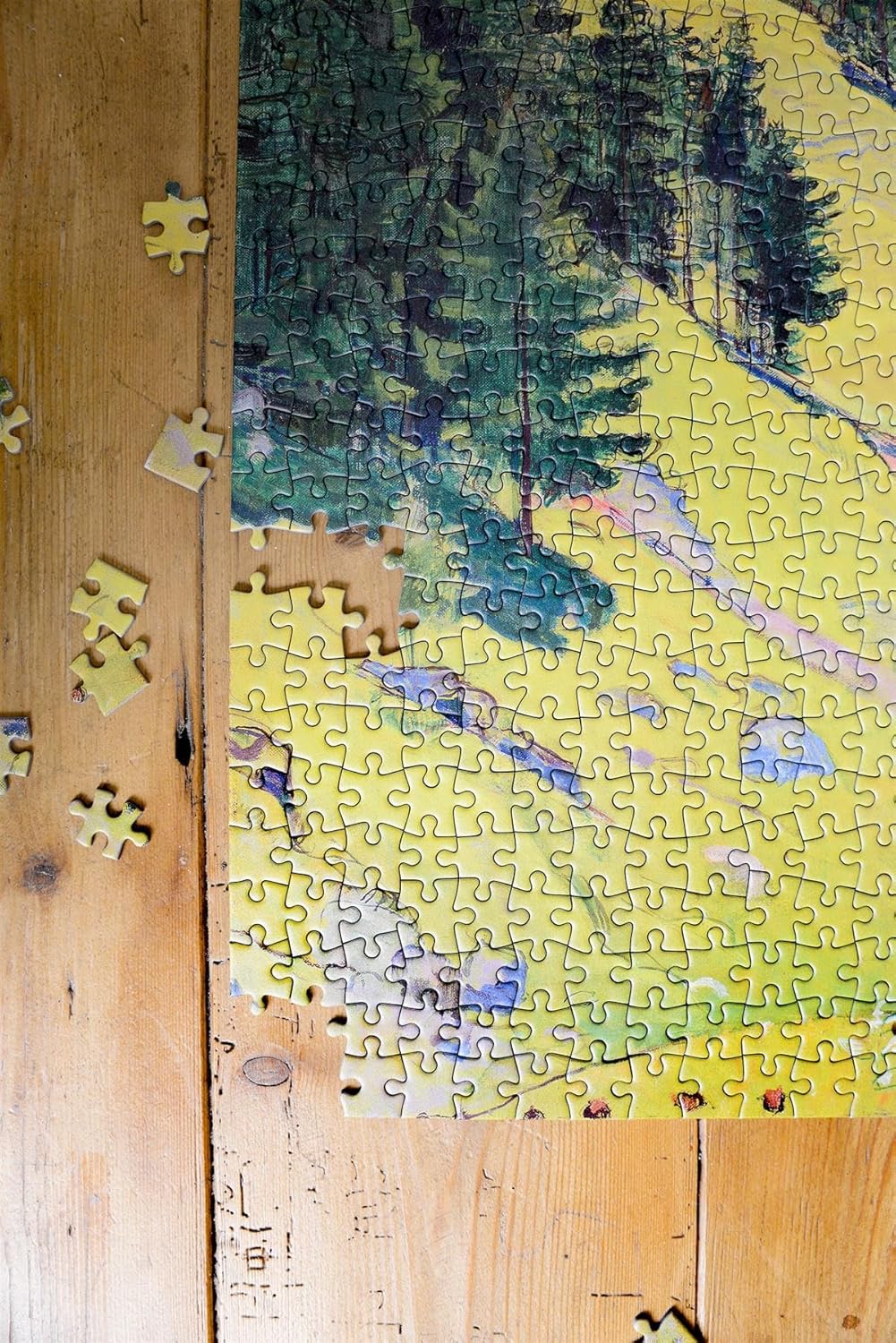 The Kien Valley with the Bluemlisalp Massif - National Gallery 1000 Piece Jigsaw Puzzle Collection For Adults Size 66cm x 50cm