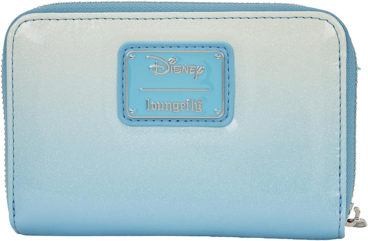 Loungefly Frozen Princess Elsa Glitter Sequin Cosplay Zip Around Wallet