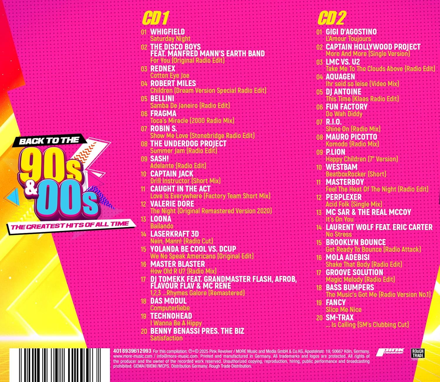 Back to the 90s & 00s - the Greatest Hits