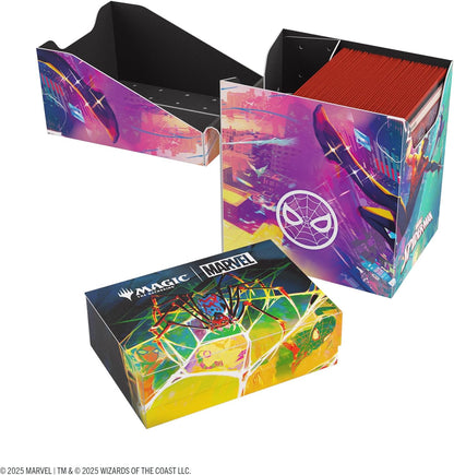 Gamegenic | Magic: The Gathering - Marvel's Spider-Man Soft Crate 80+- Spider-Man/Spider-Gwen | Trading Card Accessory