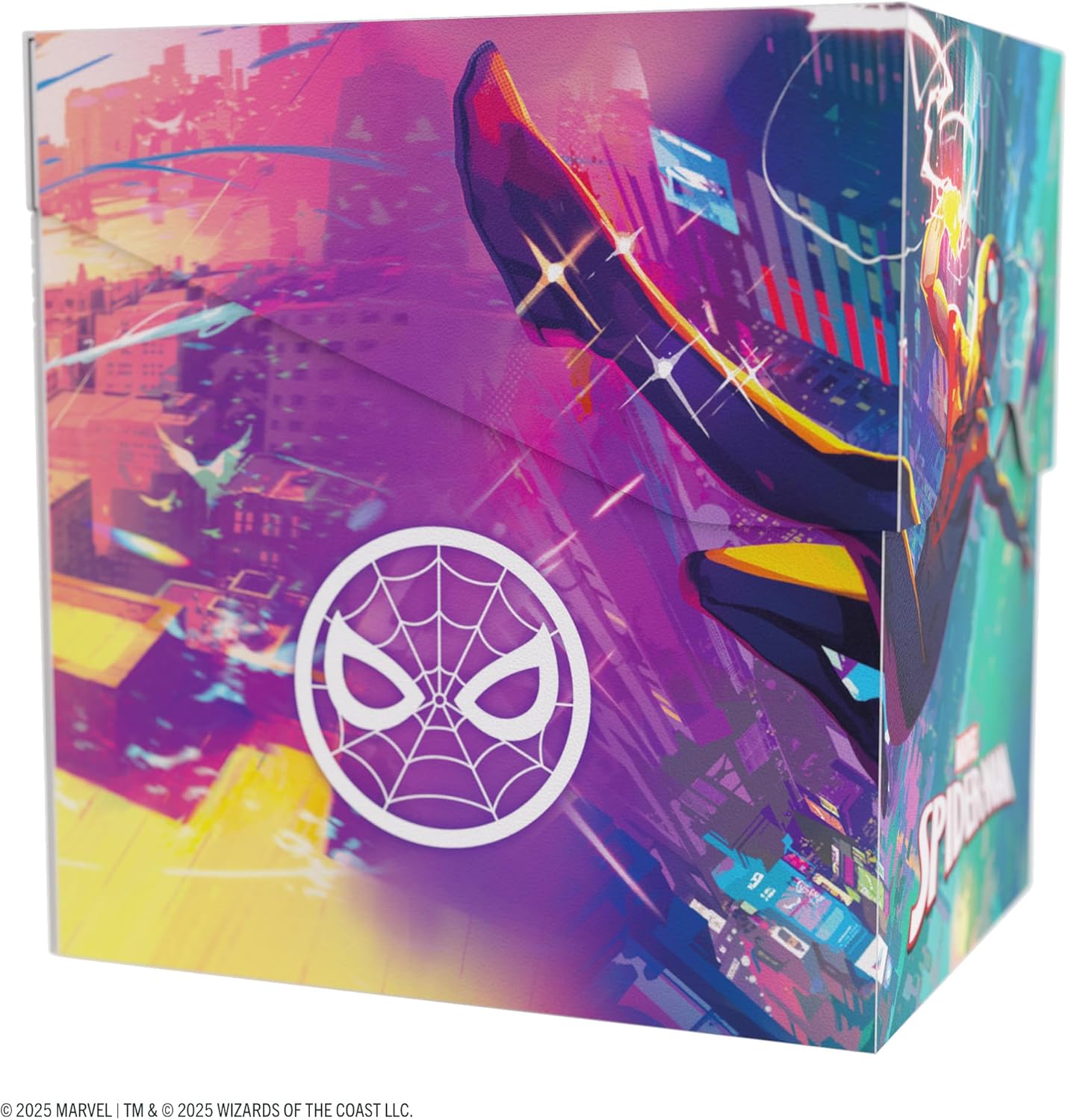 Gamegenic | Magic: The Gathering - Marvel's Spider-Man Soft Crate 80+- Spider-Man/Spider-Gwen | Trading Card Accessory