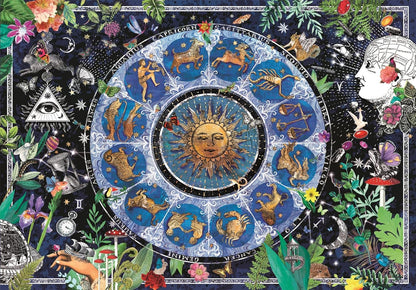 Clementoni Jigsaw Puzzle Collection 1000 pieces Astrological Chart, Puzzle for Adults 14-99 Years, Compact box, Made in Italy, 39937