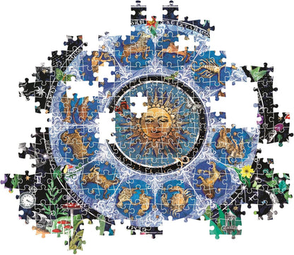 Clementoni Jigsaw Puzzle Collection 1000 pieces Astrological Chart, Puzzle for Adults 14-99 Years, Compact box, Made in Italy, 39937