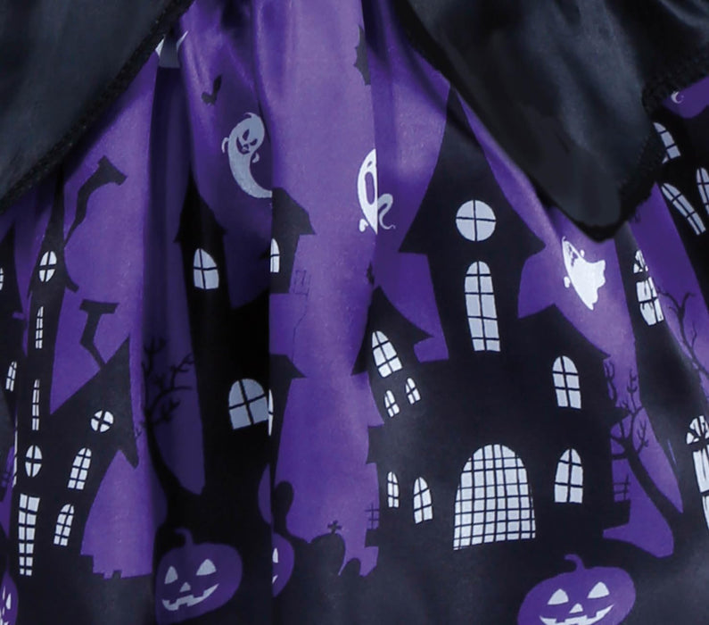 FIESTAS GUIRCA Lila Zauber Hexe Kostüm Kleinkind Mädchen – Kleinkind Kostüm inklusive Hexenhut – Halloween Kostüm Kleinkind