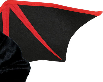 FIESTAS GUIRCA Niedliche Vampir Fledermaus Baby Kostüm Halloween – Roter Fledermaus Einteiler mit Flügeln – Halloween Baby Kostüm Jungen