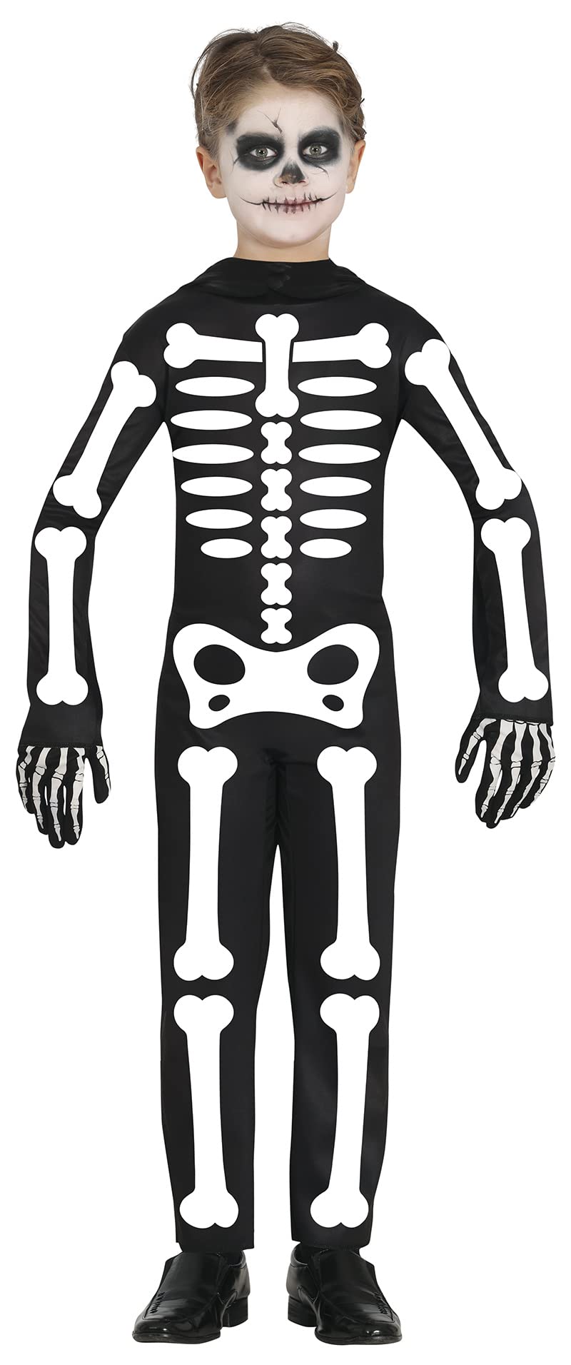 FIESTAS GUIRCA Skeleton Monkey Kostuum - Halloween kostuum kind 7-9 jaar