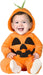 FIESTAS GUIRCA | Kürbis Kostüm für Babys und Kleinkinder - Halloween Overall für Jungen und Mädchen - Kürbis Kostüme für Kostümpartys - Ideal für Kinder - Orange und Schwarz