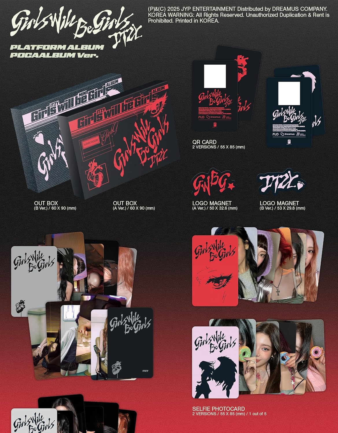 ITZY GIRLS WILL BE GIRLS (PLATFORM ALBUM_POCAALBUM)