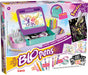 Lansay | BLOPENS FANTASTISCHE CREATIEVE KIST | Tekenpakket voor kinderen met blaasstiften, sjablonen, airbrush-effect en glitters | Creatieve activiteit vanaf 5 jaar | Inclusief accessoires