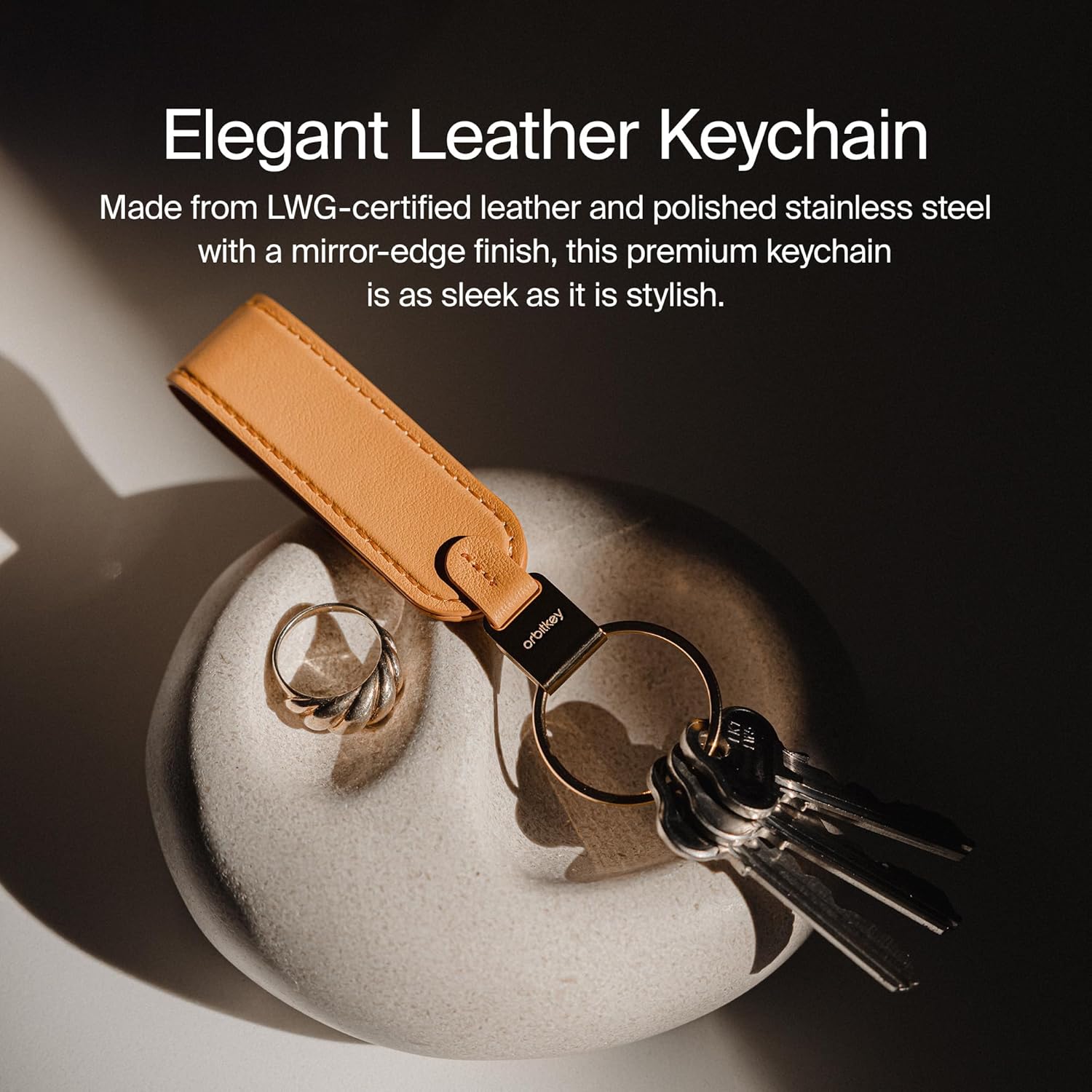 Orbitkey Sleutelhanger gesp, Oranje, Taille unique