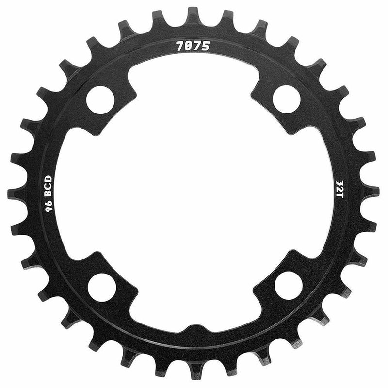 SunRace MS00 Steel Narrow-Wide Chainring - Black - 38T