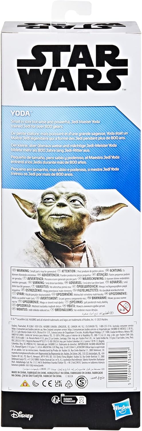 Star Wars Titan Hero Series Yoda, 12"" Scale Action Figure