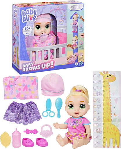 Baby Alive Baby Grows Up, LaLa GooGoo, Milestones and Baby's First Tooth, Interactive Doll for Girls and Boys Ages 3+