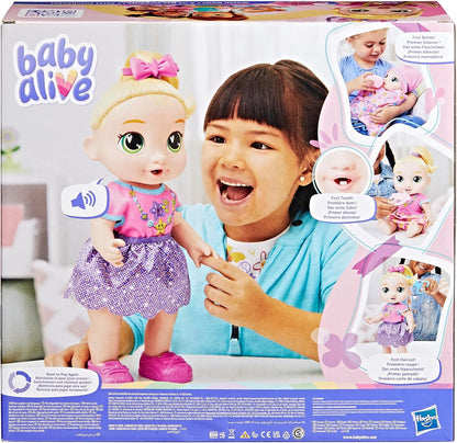 Baby Alive Baby Grows Up, LaLa GooGoo, Milestones and Baby's First Tooth, Interactive Doll for Girls and Boys Ages 3+