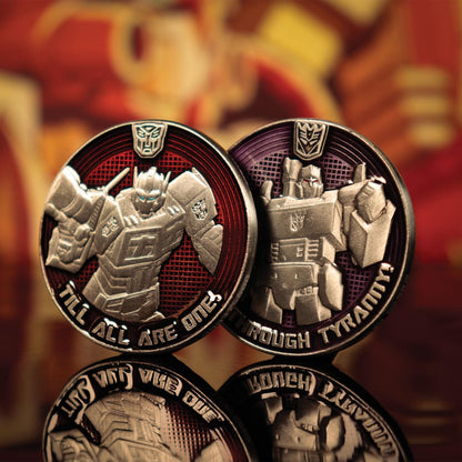 FaNaTtik Transformers G1 Autobots vs Decepticons Limited Edition Collectible Coin - Officially Licensed Merchandise - Individually numbered Item