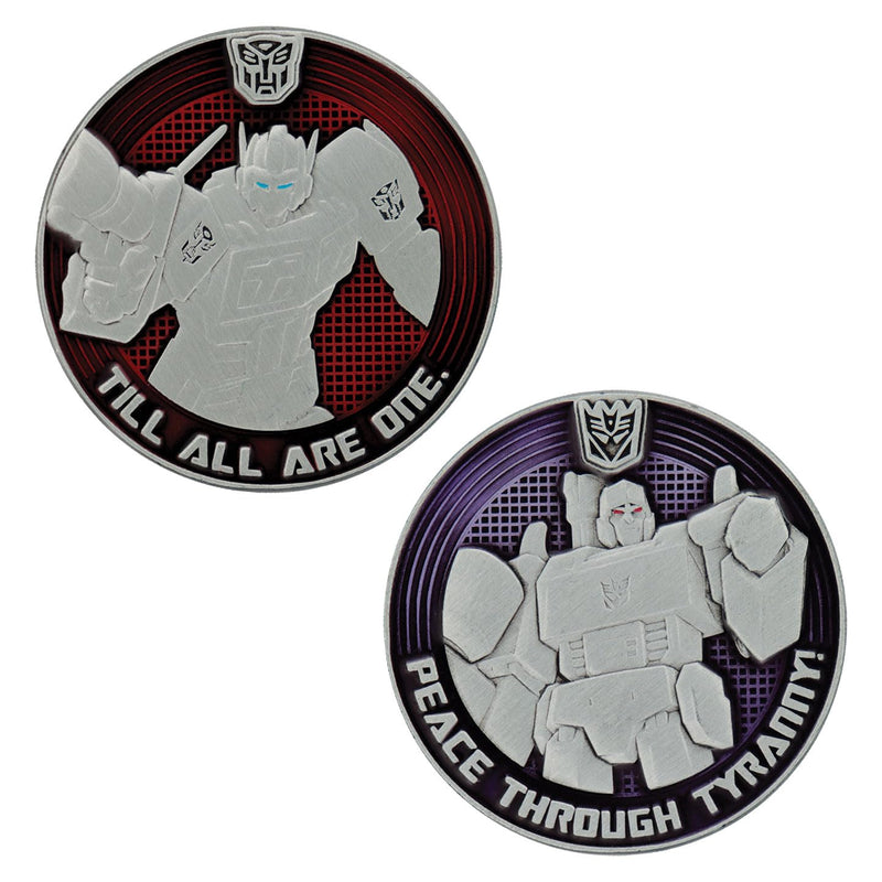 FaNaTtik Transformers G1 Autobots vs Decepticons Limited Edition Collectible Coin - Officially Licensed Merchandise - Individually numbered Item