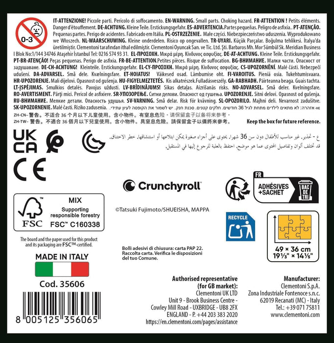 CLEMENTONI, PZL 500 CUBE ANIME CHAINSAW MAN -1, 35606