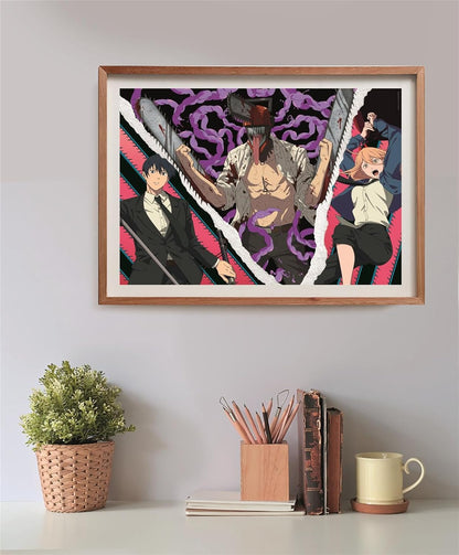 CLEMENTONI, PZL 500 CUBE ANIME CHAINSAW MAN -1, 35606