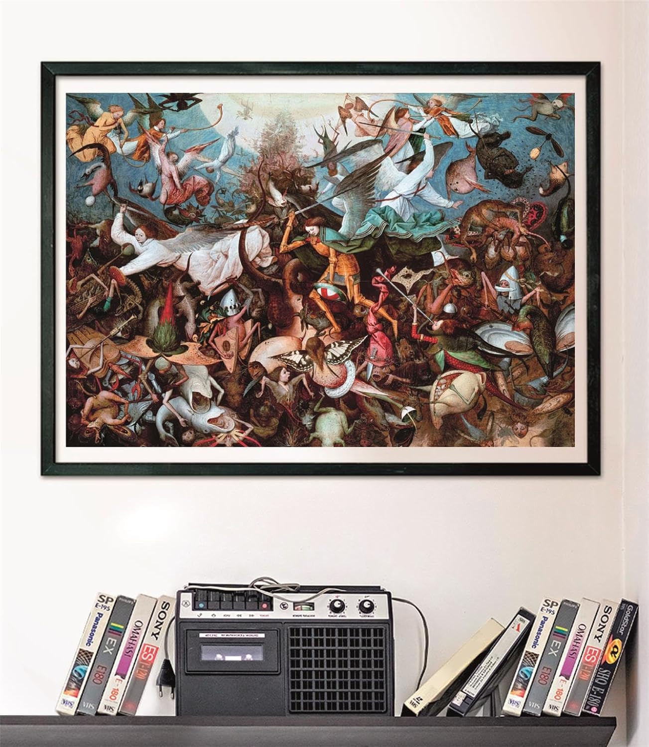 Clementoni Puzzle 1000 pieces, Museum Collection, The Fall of the Rebel, Compact Box, Puzzle for Adults 14-99, Made in Italy, 39972