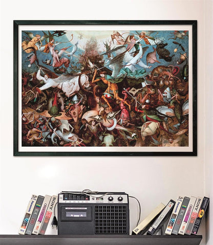 Clementoni Puzzle 1000 pieces, Museum Collection, The Fall of the Rebel, Compact Box, Puzzle for Adults 14-99, Made in Italy, 39972
