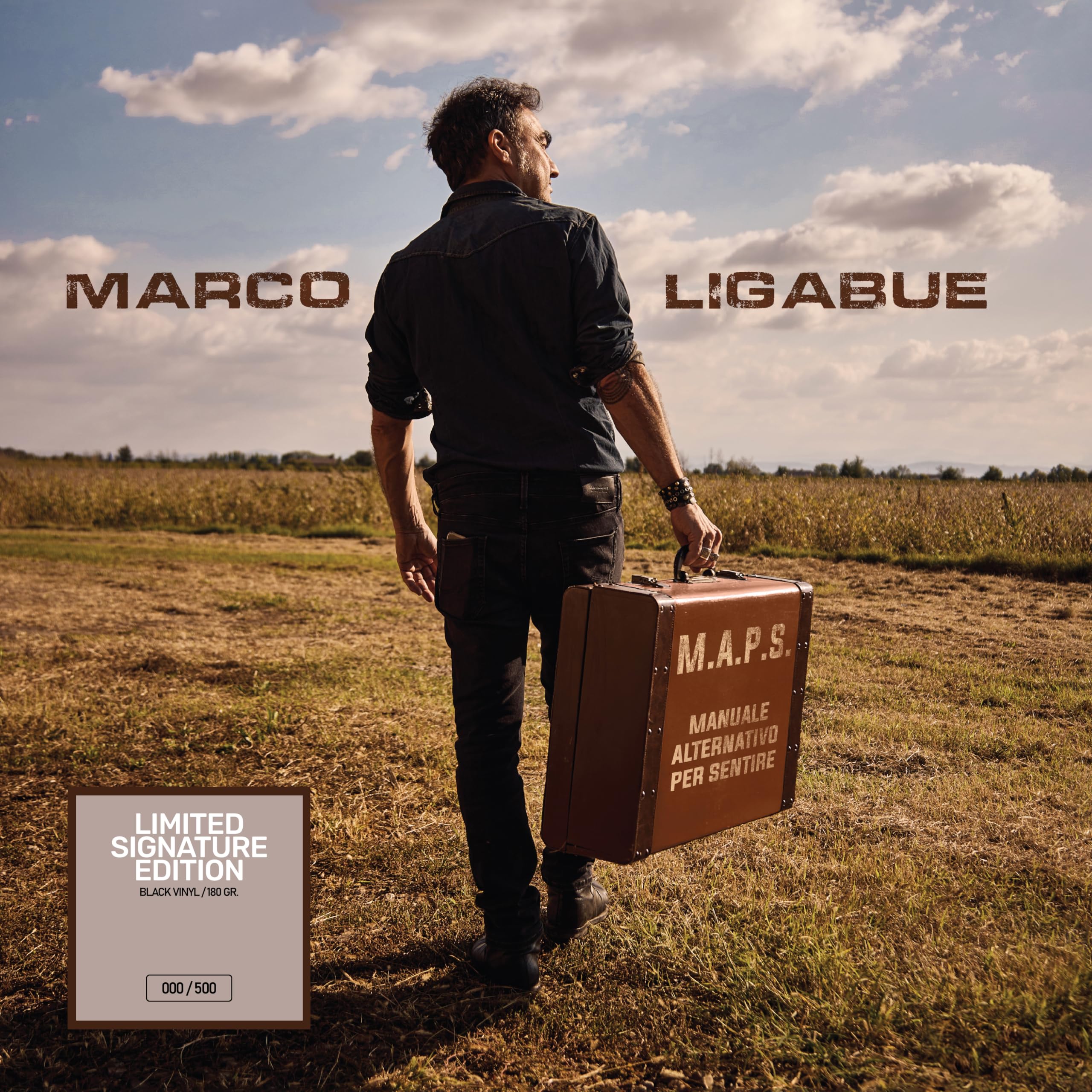 Marco Ligabue - M.A.P..S (Lp 180 Gr. Nero Autografato)