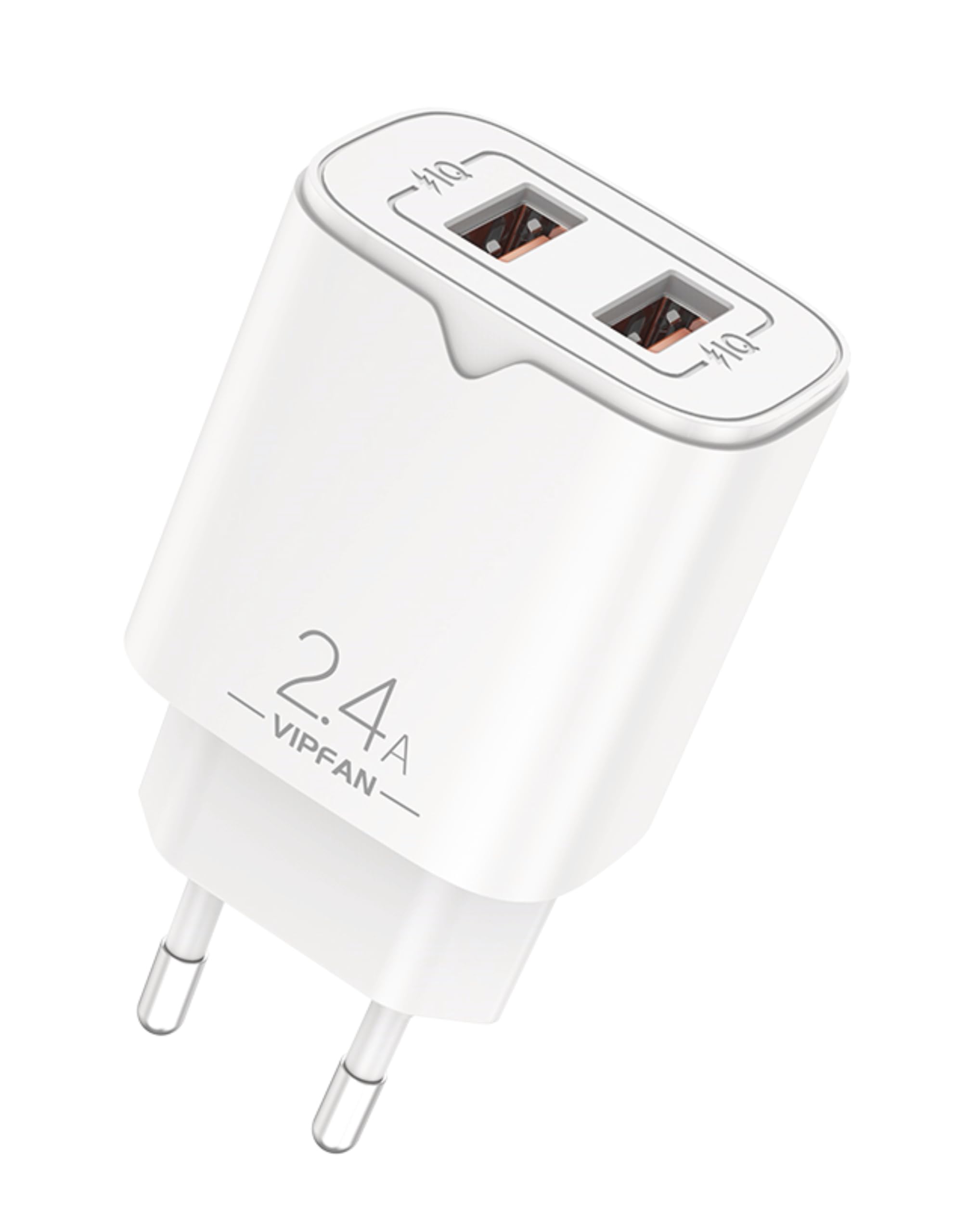 Vipfan: Caricatore 2 X Usb - 2,4A Rapido