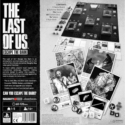 The Last of Us: Escape the Dark | Board Game | Ages 14+ | 1-5 Players | 60-90 Minutes Playing Time