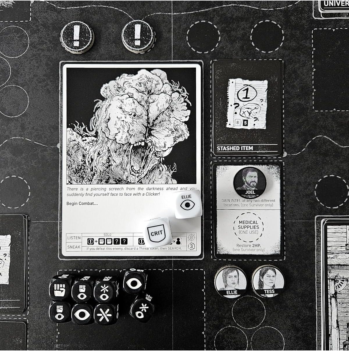 The Last of Us: Escape the Dark | Board Game | Ages 14+ | 1-5 Players | 60-90 Minutes Playing Time