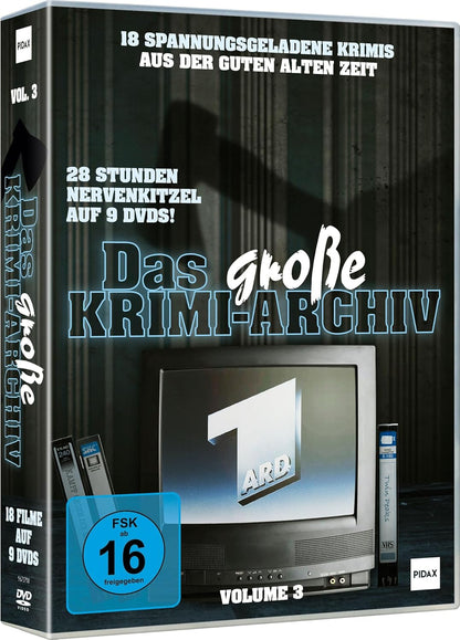 Das große Krimi-Archiv, Vol. 3 / 18 spannungsgeladene Kriminalfilme aus den 90er-Jahren mit zahlreichen beliebten Fernsehstars!