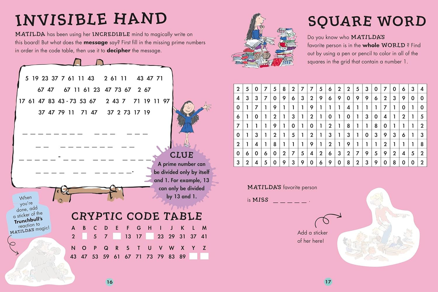 Roald Dahl: Big Official Sticker Book