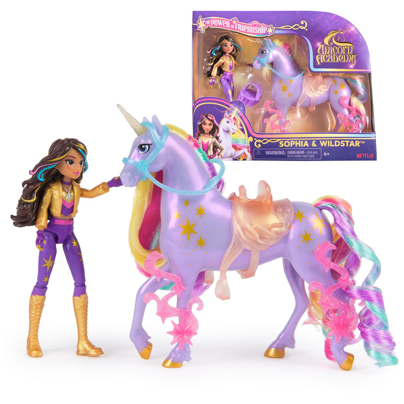 Unicorn Academy Doll  And  Unicorn V2 - Sophia  And  Wildstar (6072668)