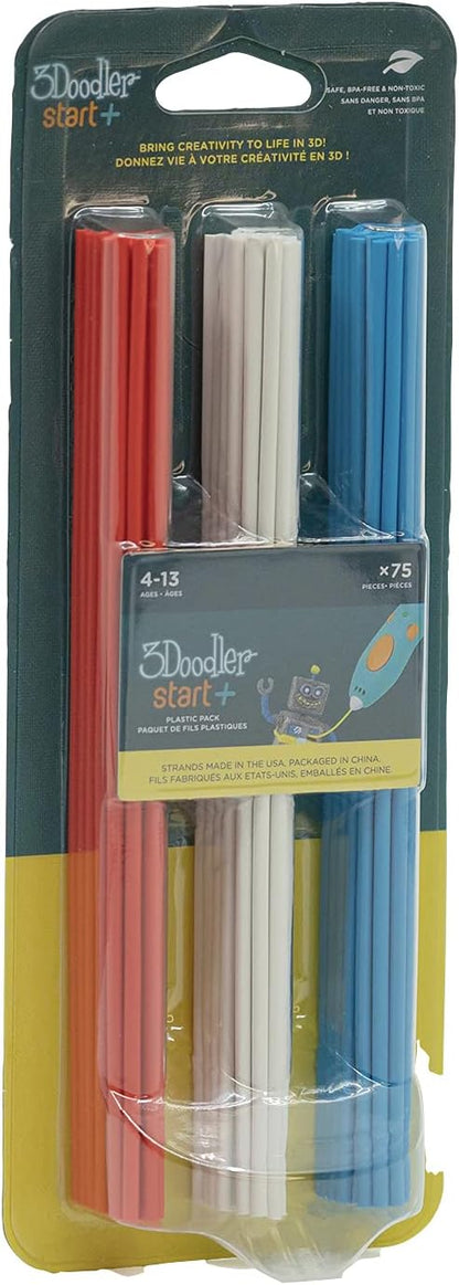 Spectron - 3Doodler Navulverpakking Start+ - Rood/Wit/Blauw