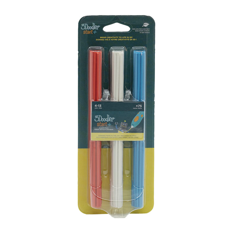 Spectron - 3Doodler Navulverpakking Start+ - Rood/Wit/Blauw