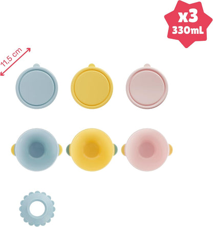 Babymoov - Fun Color Bowls - Set Of 3