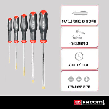Facom Atw.J10Pb - Protwist® Screwdriver Set (10 Pcs.)