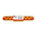 Mustard Memory Foam Hot Dog Keyboard Rest 41x9x4cm - Fun & Comfy Desk Accessory for Wrist Support