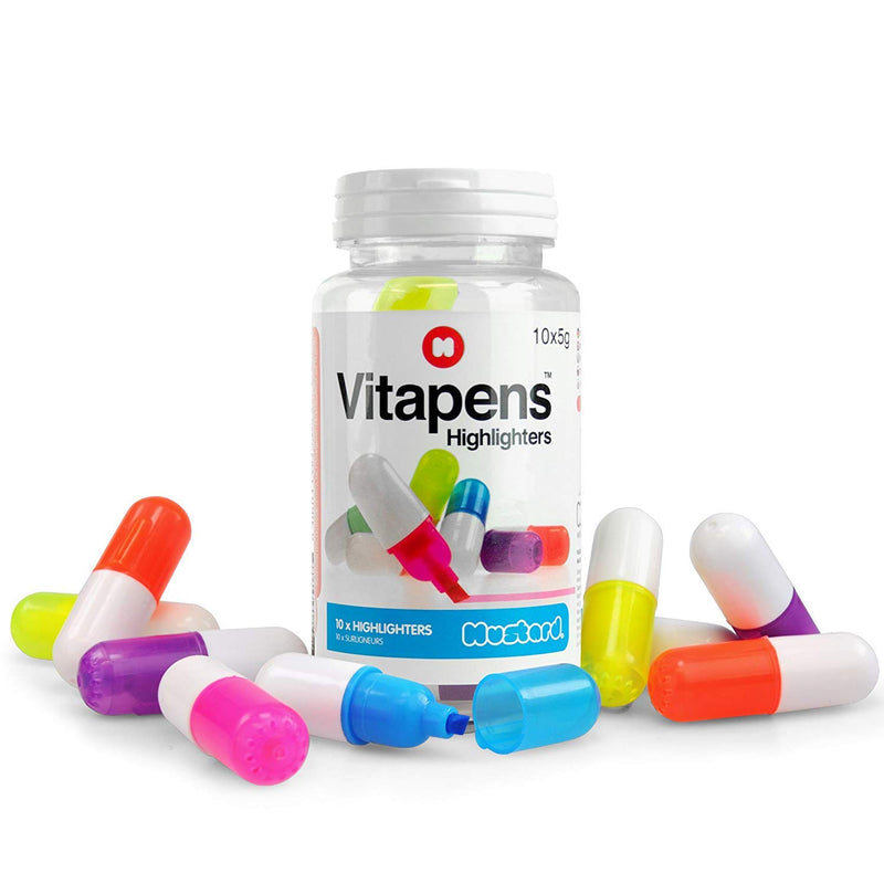 Mustard - Vitapens - Assorted Vibrant Colors