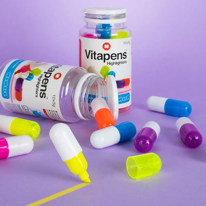 Mustard - Vitapens - Assorted Vibrant Colors